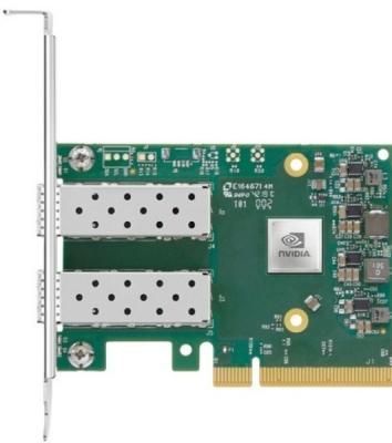 Сетевая карта ConnectX-6 Lx EN adapter card, 25GbE, Dual-port SFP28, PCIe 4.0 x8, No Crypto, Tall Bracket