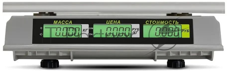 Весы торговые Mertech M-ER 326AC-32.5 LCD серый (3041)
