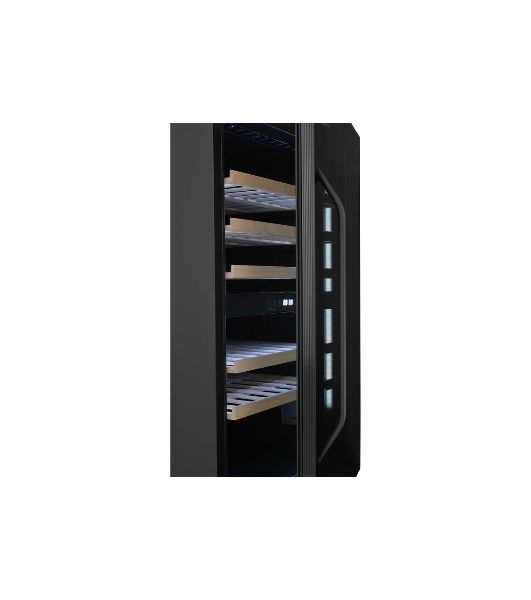 Винный шкаф встраиваемый ZÜGEL ZCWI570DB черный, 145 л, 2 отсека, 57 бут.