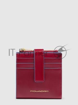 Картхолдер Piquadro Blue Square PP6843B2R/R красный, натуральная кожа