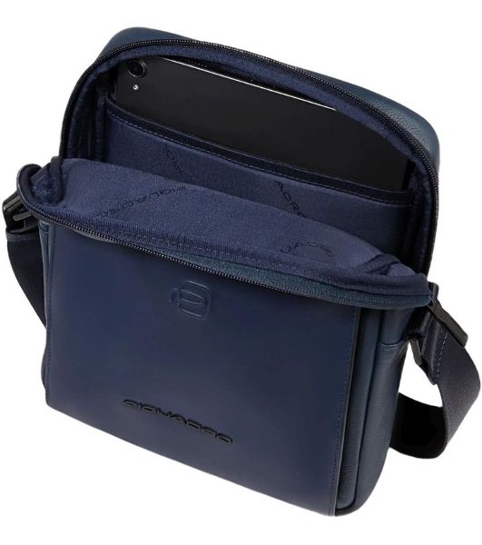Сумка мужская Piquadro Ael CA6917S142/BLU синяя натур.кожа