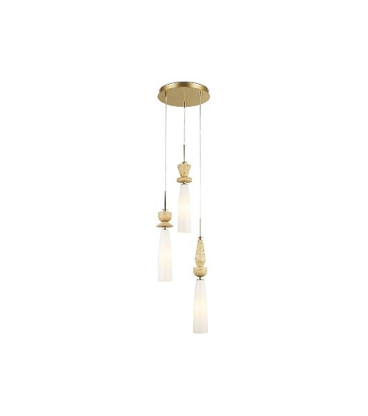Светильник Ambrella light LH75367/3 GD/WH золото/белый G9*3 max 28W D270*1500