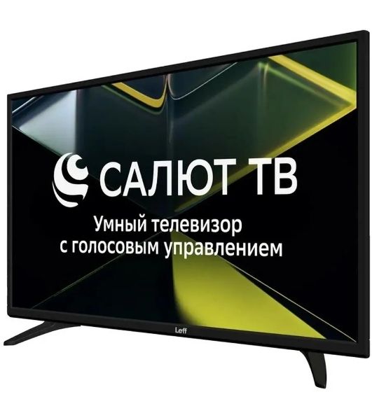 Телевизор LEFF 32" 32H690T черный LCD DLED HD 60Hz Smart TV Салют ТВ