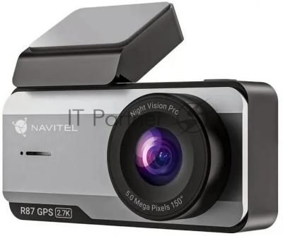 Видеорегистратор Navitel R87 GPS, 2592x1944, 3.7", GPS, Wi-Fi, G-сенсор, GPS-информатор