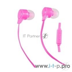 Наушники Perfeo наушники внутриканальные c микрофоном HANDY розовые PF-HND-PNK