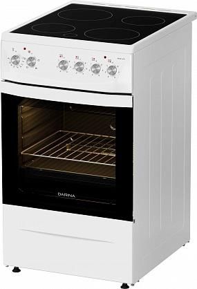 Плита электрическая Darina 1D5 EC 241 614 W белый/черный, конфорок 4 шт, духовка 50 л, 50 см x 85 см x 60 см