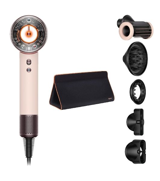 Фен Dyson HD16 Supersonic Nural Ceramic розовый/розовое золото, 1600 Вт, ионизация