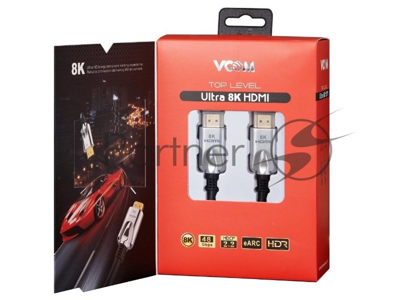 Кабель HDMI 19M/M,ver. 2.1, 8K@60 Hz 1.5m VCOM CG862-1.5M VCOM/TELECOM