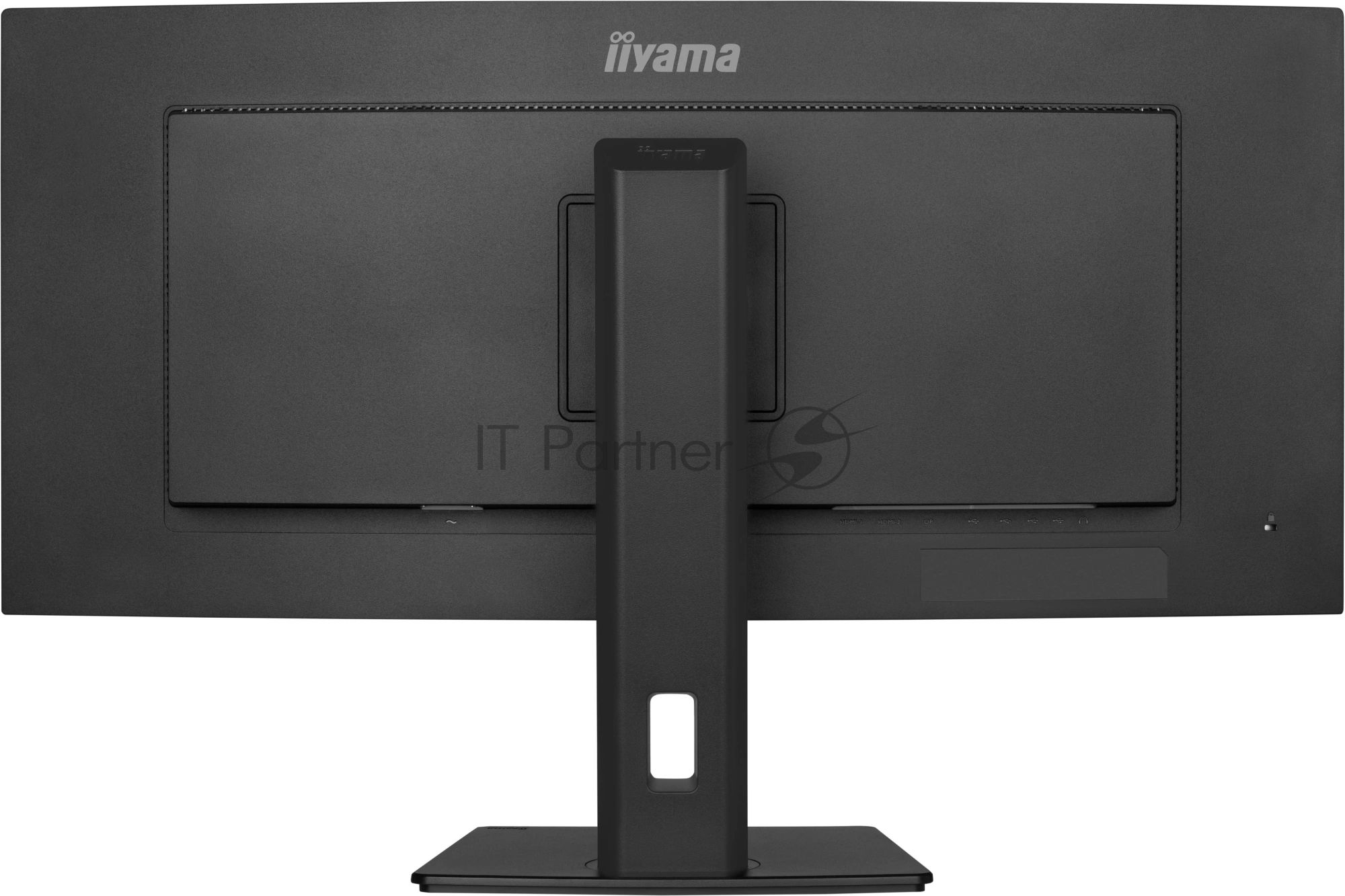 Монитор 34" Iiyama ProLite XCB3497WQSNPH-B1 VA 3440x1440, 120 Гц, 0.4 мс, 21:9, 350 кд/м², HDMI 2.0, HDMI 1.4, DP 1.4, USB-C (95 Вт), 3.5 Jack, USB Hub (4x USB 3.0), Ethernet, динамики (2x5 Вт), веб-камера (5 Мп), FreeSync Premium, изогнутый экран (1500R)