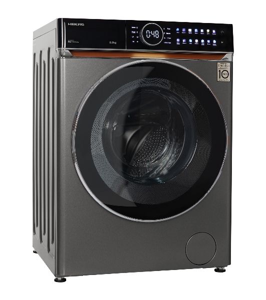 Стиральная машина HIBERG i-DDQ10 - 814 Sd Темно-серый загр. фронтальная макс.: 8 кг 1400 об/мин класс: А+++