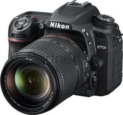 Зеркальный Фотоаппарат Nikon D7500 черный 24.2Mpix 18-140mm f/3.5-5.6G VR 3.15" 1080p Full HD SDXC Li-ion