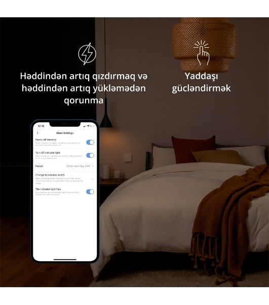 Выключатель умный Aqara Smart wall switch H1 (with neutral, double rocker) WS-EUK04