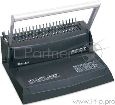 Переплетчик Gladwork iBind A15 A4/перф.15л.сшив/макс.450л./пластик.пруж.-51мм)