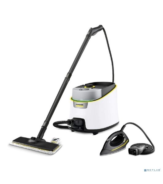 Пароочиститель Karcher SC 4 Deluxe Iron EasyFix белый, напольный, 2200 Вт, 60 г/мин, 1300 мл