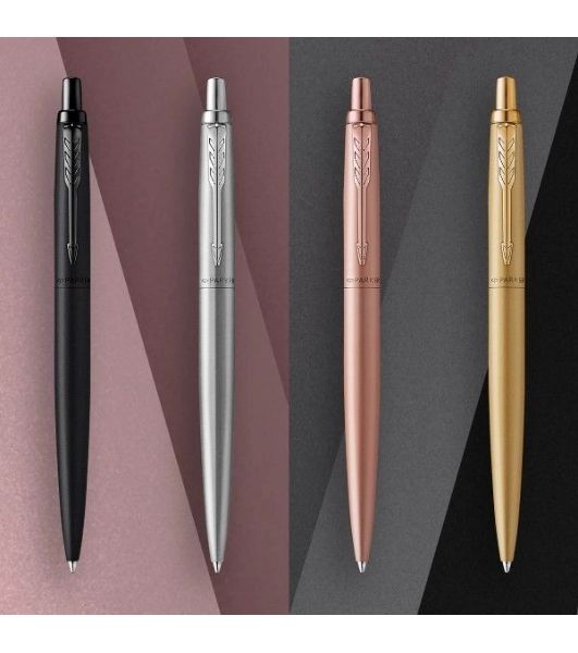 Ручка шариковая Parker Jotter Monochrome XL SE20 (CW2122756) Stainless Steel, M, синие чернила, подарочная коробка