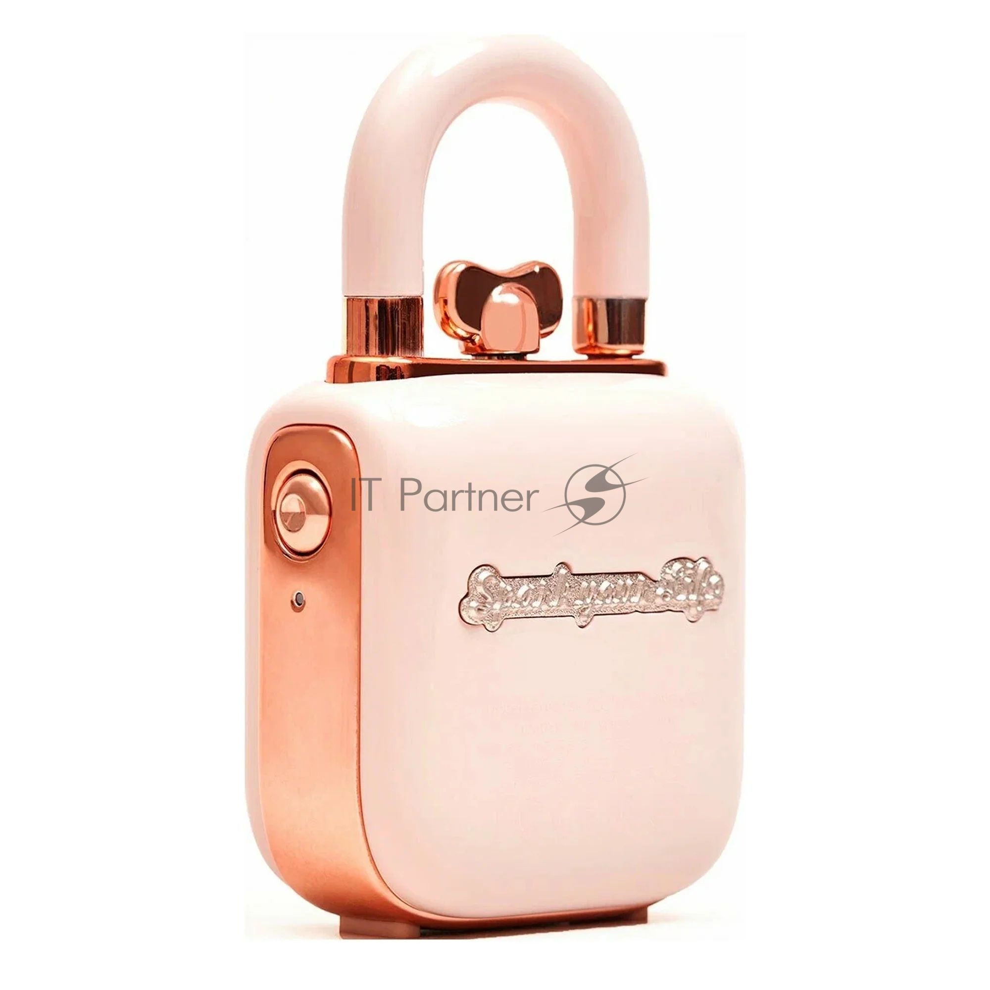 Портативная колонка Divoom LoveLock розовая (41000009686)