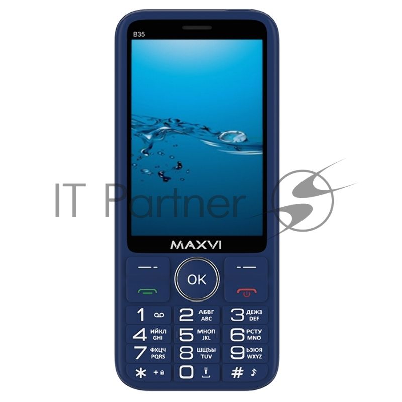 Мобильный телефон Maxvi B35 синий