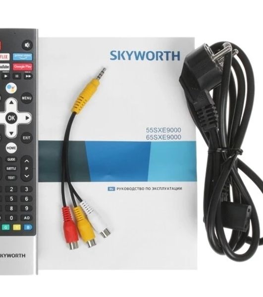 Телевизор Skyworth 65" 65SXE9000 серый OLED UHD 60Hz GoogleTV 2GB/32GB