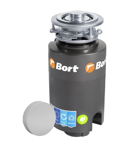 Измельчитель пищевых отходов Bort TITAN 4000 (Control) Мощность л.с. 0,75; 560 Вт; 4,2 кг/мин; 3200 об/мин; 1400 мл; Металл;набор аксессуаров 5 шт [93410242]