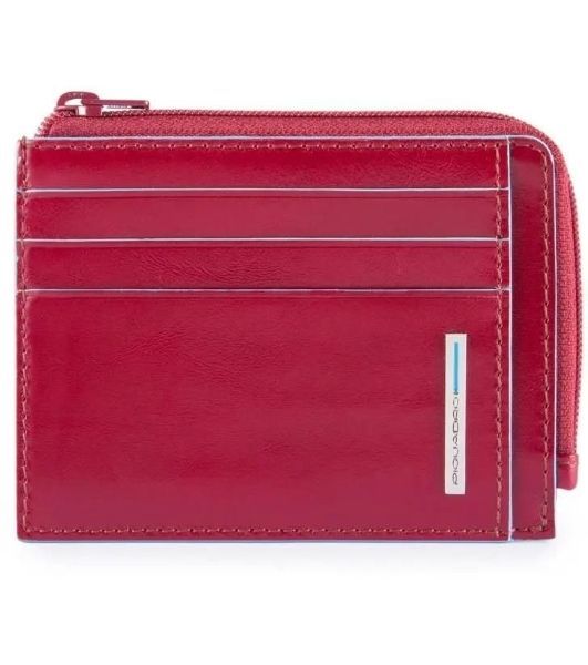 Чехол для кредитных карт Piquadro Blue Square PP4822B2R/R красный натур.кожа