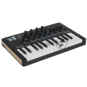 Клавиатура MIDI 231509 Arturia MiniLAB 3 Rose Quartz 25 клавиш, 8 энкодеров, 8 RGB пэдов, 8 фейдеров, дисплей, сенсорные регуляторы Pitch/Modulation, MIDI-выход, 1/4" Jack вход педали, режим Chord, арпеджиатор, USB-C