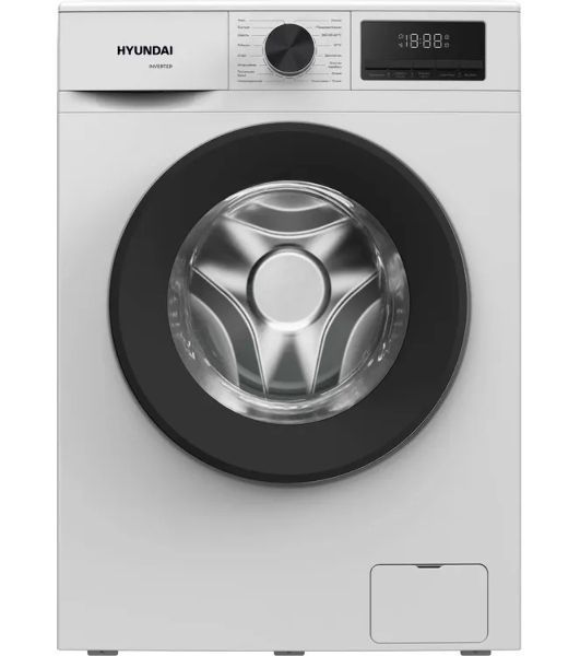 Стиральная машина Hyundai WME8210 белый, загрузка фронтальная 8 кг, 1200 об/мин, класс A+++