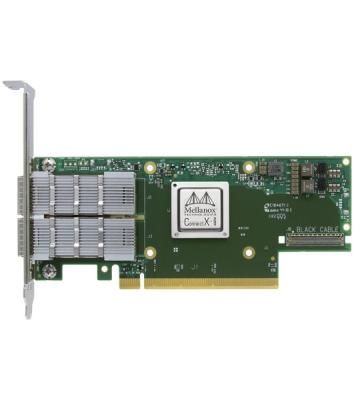 Сетевая карта Mellanox ConnectX-6 VPI adapter card, 100Gb/s (HDR100, EDR IB and 100GbE), dual-port QSFP56, PCIe3.0/4.0 x16, tall bracket