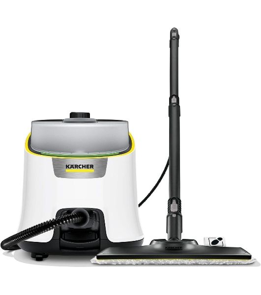 Пароочиститель Karcher SC 4 Deluxe Iron EasyFix белый, напольный, 2200 Вт, 60 г/мин, 1300 мл