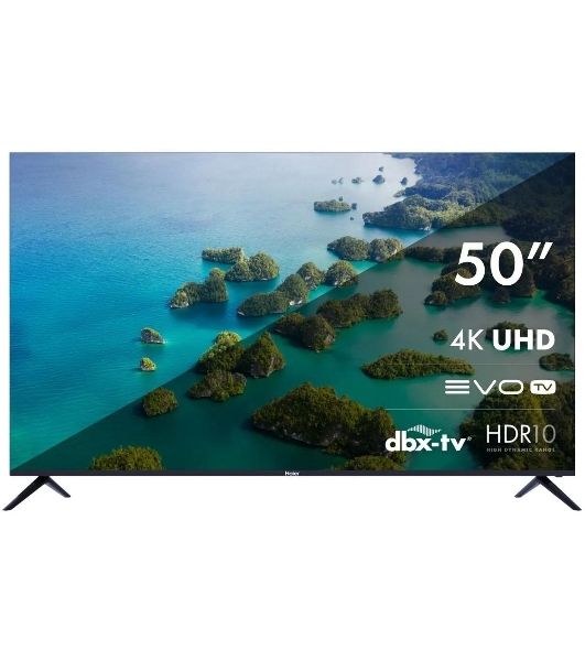 Телевизор Haier 50" S2 черный DLED 4K UHD 60Hz Smart TV Android TV 2GB/32GB
