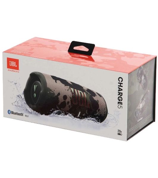 Портативная акустика JBL Charge 5, камуфляж