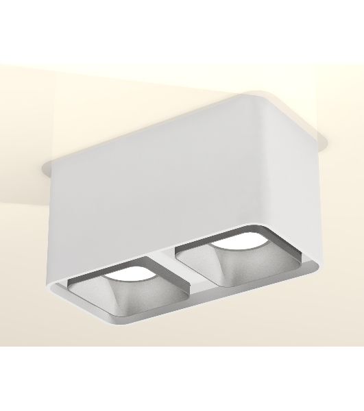 Светильник Ambrella Light XS7850003 SWH/SSL белый песок/серебро песок MR16 GU5.3 (C7850, N7703)