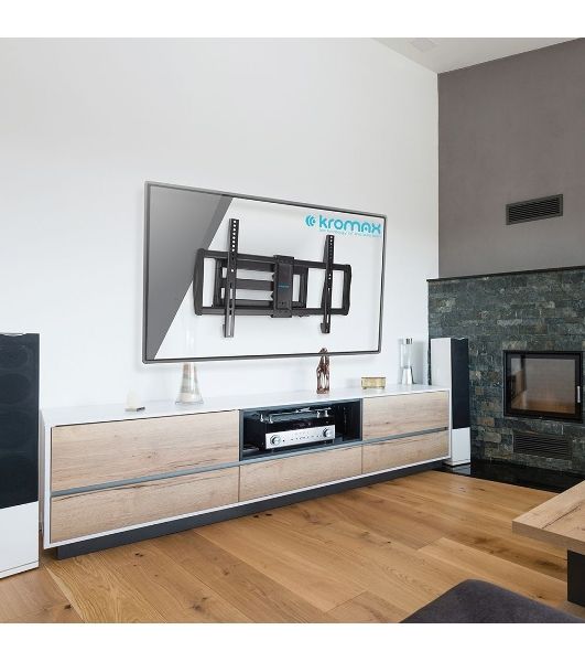 Кронштейн для телевизора Kromax GALACTIC-61 черный 32"-90" макс.45кг настенный поворот и наклон