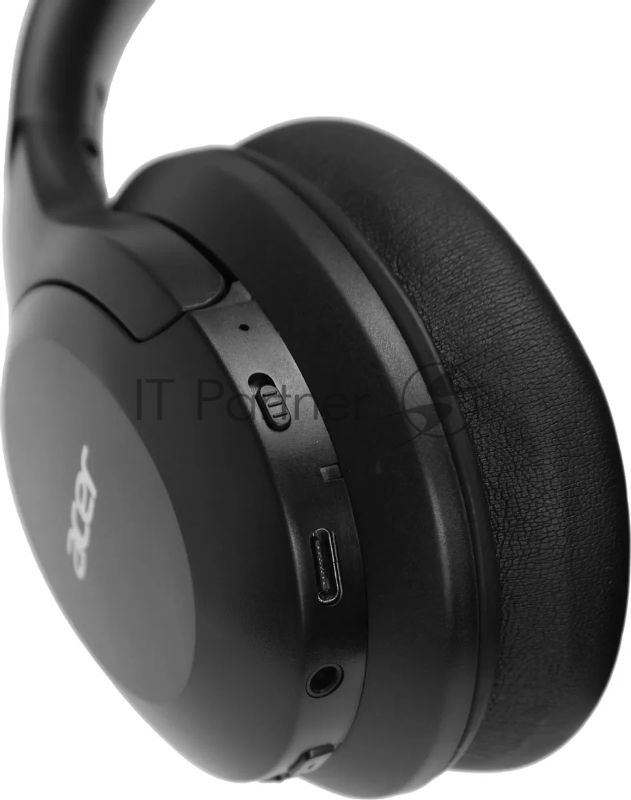 Беспроводные/проводные наушники Acer OHR304 черный, полноформатные, Bluetooth + проводной, активное шумоподавление, до 16 ч