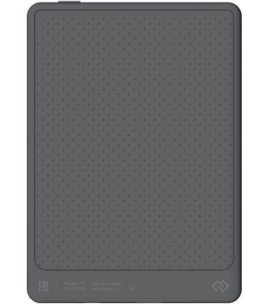 Электронная книга Digma P6 6" E-Ink Kaleido 1072x1448 Touch Screen 1.8Ghz 3072/32Gb/SD/microSDHC темно-серый