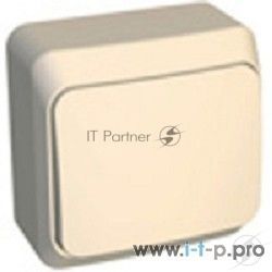 Выключатель 1-кл. ОП Этюд 10А IP20 крем. SchE BA10-001K