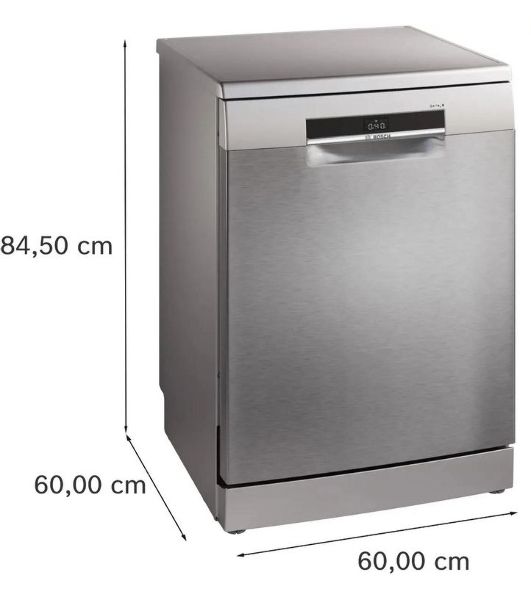 Посудомоечная машина Bosch Serie 6 SMS6EMI38Q, нержавеющая сталь, 60 см, 13 компл., 46 дБ, класс A