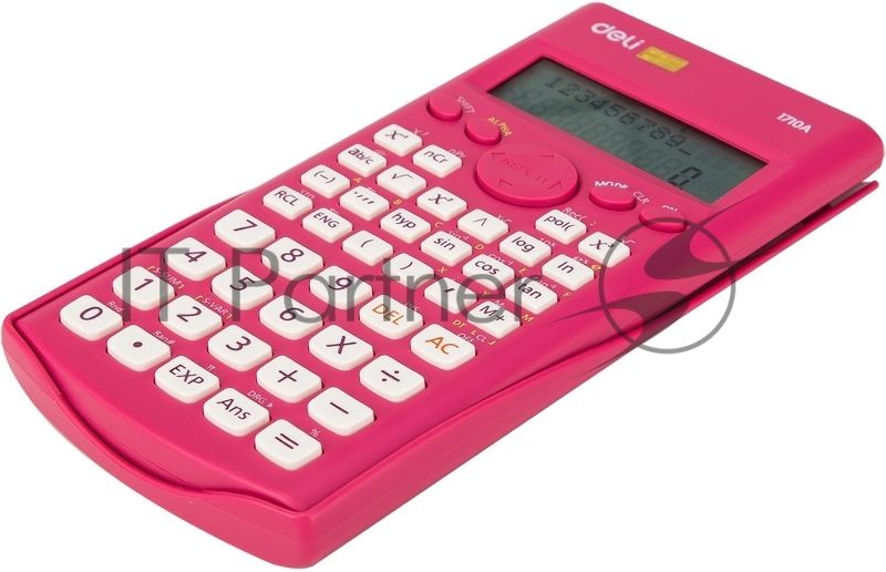 Калькулятор научный Deli E1710A/RED красный 10+2-разр.