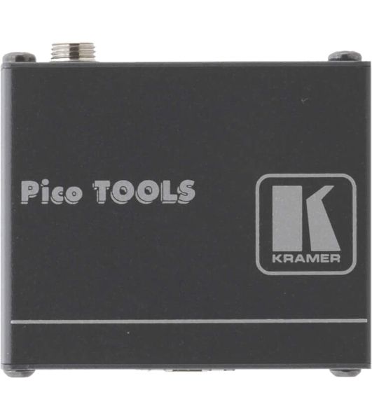 Приемник Kramer Electronics PT-572+ сигнала HDMI из кабеля витой пары (TP), поддержка HDCP и HDTV, HDMI (V.1.4 c 3D, Deep Color, x.v.Color, Lip Sync, HDMI Uncompressed Audio Channels, Dolby TrueHD, DTS-HD) с адаптером питания, 1.65Gbps