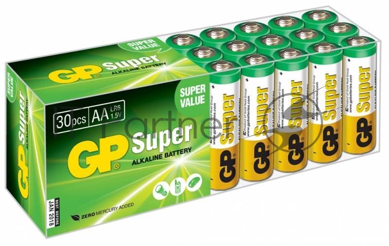 Батарея GP Super Alkaline 15A LR6 AA (30шт)