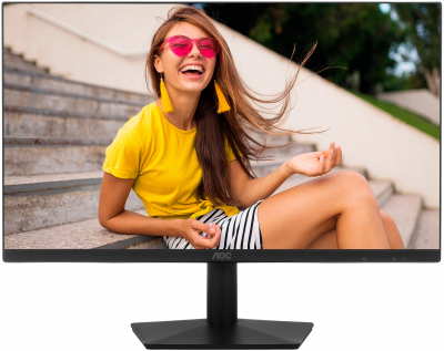 Монитор 23.8" AOC 24B15H3 IPS 1920x1080, 120 Гц, 4 мс, 16:9, 250 кд/м², HDMI, VGA, Flicker Free, Low Blue Light, черный