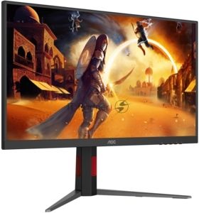Монитор 27" AOC U27E4CV IPS 3840x2160, 60 Гц, 4 мс, 16:9, 400 кд/м², 2xHDMI 2.0, DP 1.4, DP Out, USB-C (90 Вт), USB Hub (4x USB 3.2), RJ45, 3.5 Jack, динамики (2x2 Вт), HDR Ready, Adaptive-Sync, VESA 100x100, черный