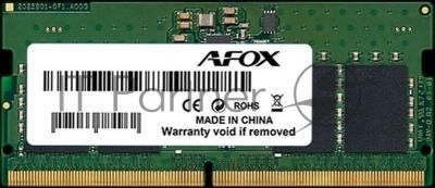 Оперативная память AFOX AFSD532D6S2P, DDR5, 32GB (1x32 GB), 5600 MHz, CL46, SO-DIMM