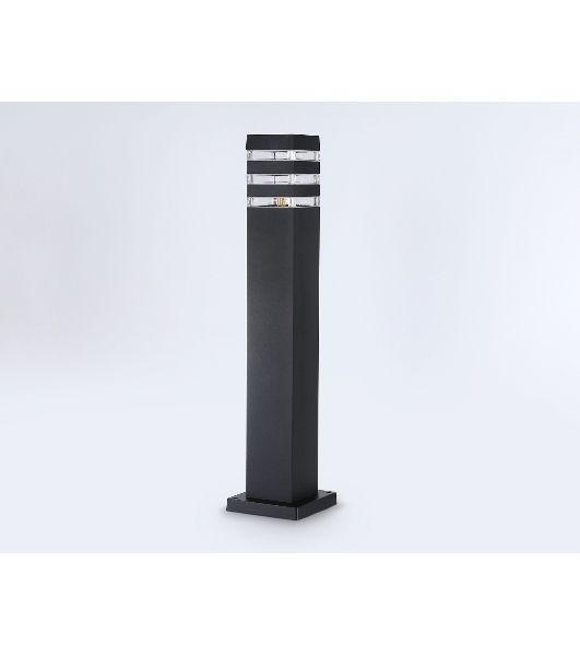 Светильник Ambrella light ST2582 BK/CL черный/прозрачный IP54 E27 max 40W 90*90*630