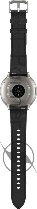 Умные часы Amazfit Active 2R A2437 Premium 43.9мм 1.32" AMOLED корп.серебристый рем.черный разм.брасл.:150-210мм (1746931)