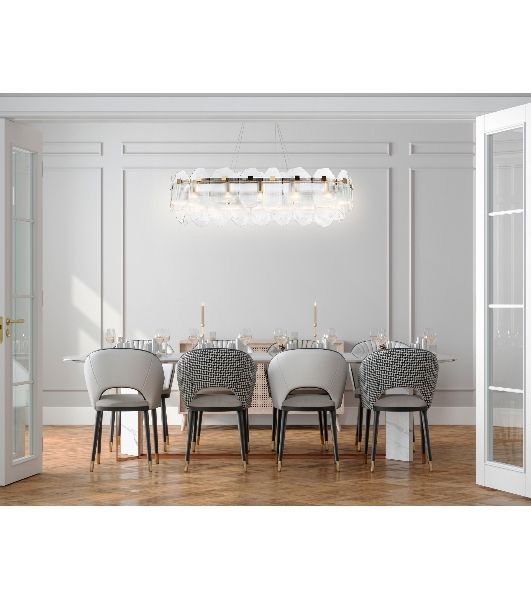 Светильник Ambrella light LH31255/12 BS/CL латунь/прозрачный E14*12 max 40W 1000*340*270