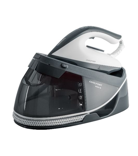 Парогенератор Coolfort CF-3420 белый/серый, 2400 Вт, 140 г/мин, 250 г/мин, 1700 мл