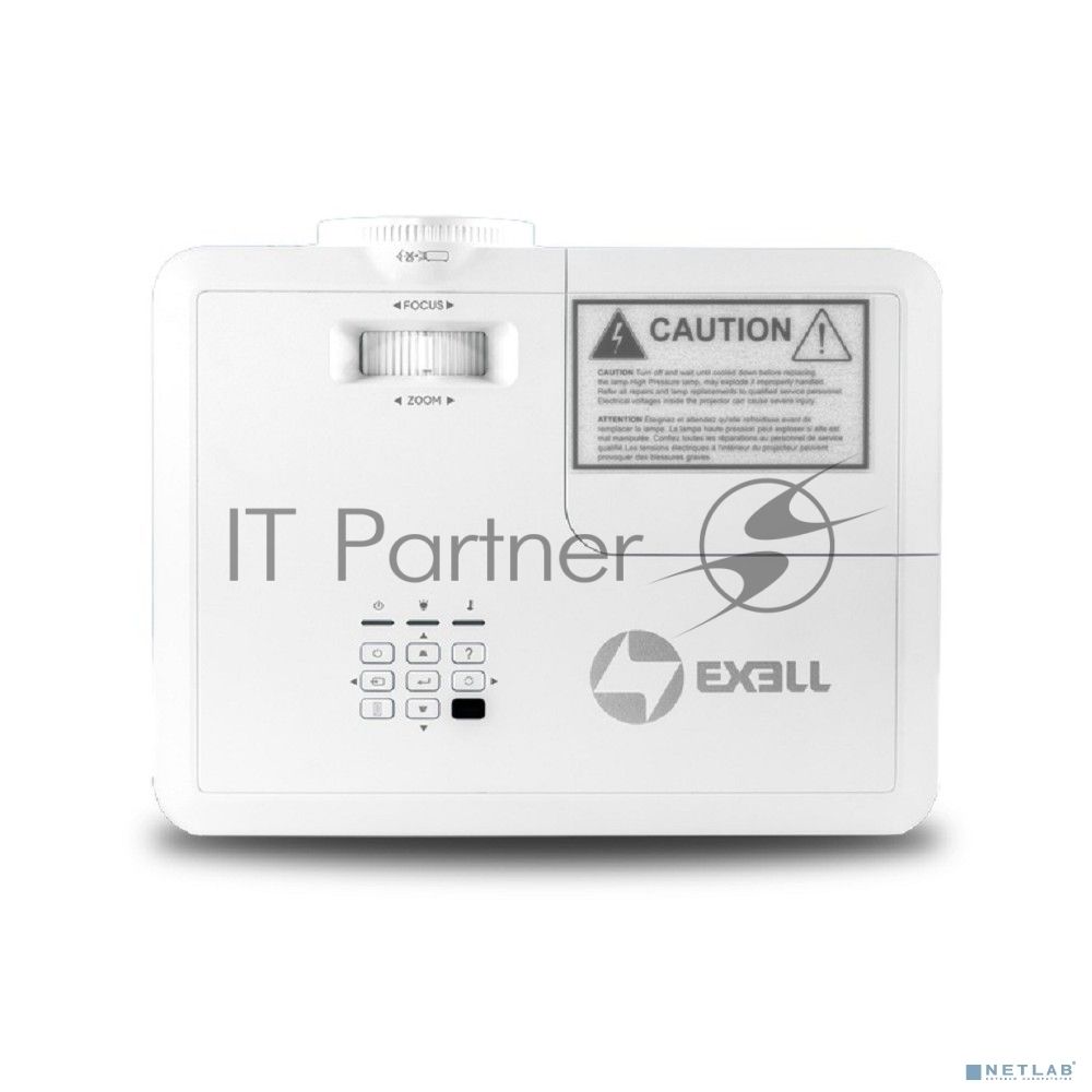 Проектор Exell EXD101W DLP, 3800 ANSI, XGA (1024x768), Объектив 1.94 - 2.16