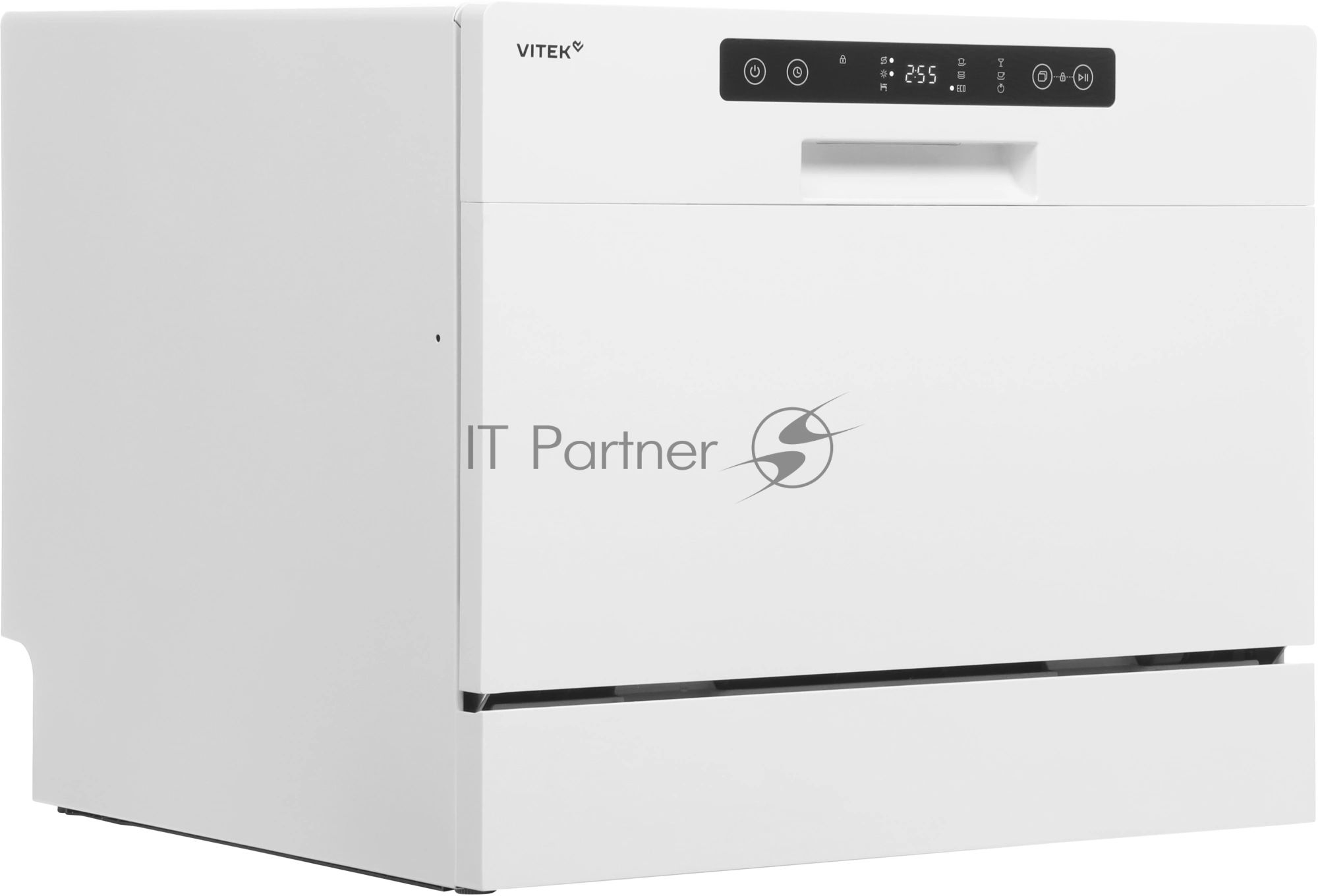 Посудомоечная машина Vitek VT-DT306, белый, 55 см, 6 компл., сушка конденсационная, 58 дБ, класс A+