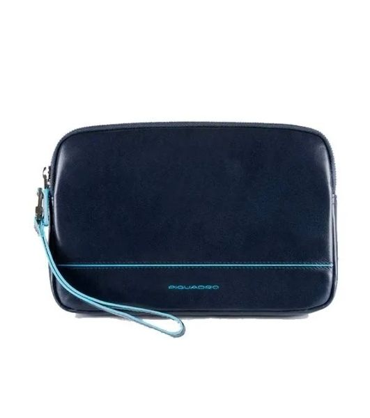 Клатч Piquadro Blue Square AC3944B2/BLU2 темно-синий натур.кожа