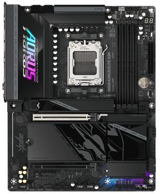 Материнская плата Gigabyte B850 AORUS ELITE X3D, AM5, AMD B850, 4xDDR5, 2xSATA, 4xM.2, 1xPCIe 5.0 x16, 1xPCIe 4.0 x4, 1xHDMI, 1x 5GbE LAN, 2xUSB 3.2 Gen 2 Type-C, 2xUSB 3.2 Gen 2 Type-A, 4xUSB 3.2 Gen 1, 4xUSB 2.0,